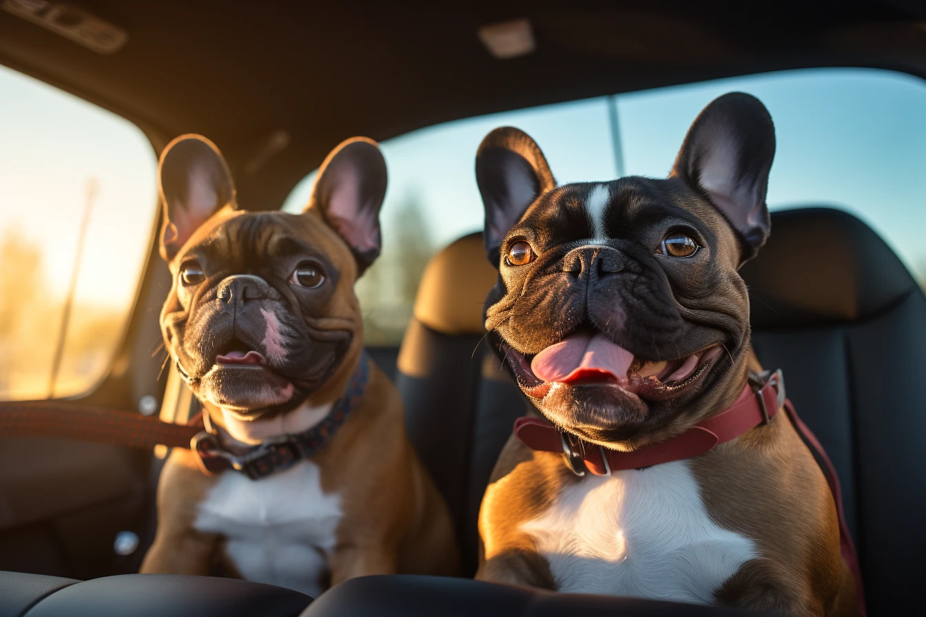 Chevrolet Tahoe Dog Car Seat for French Bulldogs